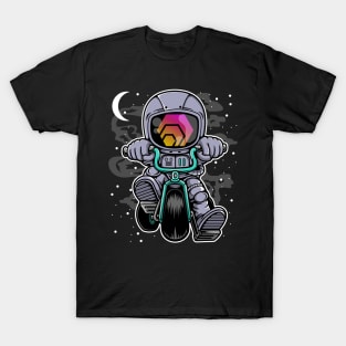 Astronaut HEX Coin To The Moon Crypto Token Cryptocurrency Wallet Birthday Gift For Men Women Kids T-Shirt